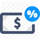 Tasa De Interes Efectivo Dinero Icon