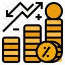 Tasa De Interes Tasa De Beneficio Financiero Icon