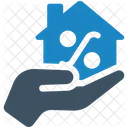 Tasa de préstamo hipotecario  Icono