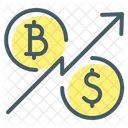 Bitcoin Criptomoneda Dolar Icon