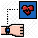 Tasa De Salud Latido Del Corazon Corazon Icon