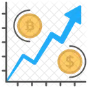 Tasa de USD frente a Bitcoin  Icono