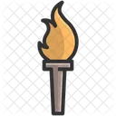 Fackel Feuer Wettbewerb Symbol