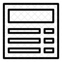 Taschenrechner  Symbol
