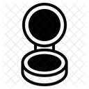 Weicher Objektivbehalter Symbol