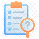 Task Search Magnifier Icon