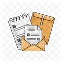 Manila Envelope Envelope Stationery Icon