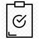 Task check in paper in clipboard  Icon