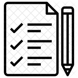 Task Checklist Icon - Download in Line Style