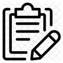Task Checklist Write Icon