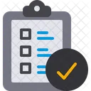 Checklist Clipboard File Icon