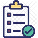 Task Complete Checkmark Verified Document Icon