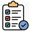 Task Done Checklist Approved Icon
