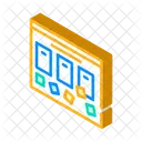 Task Board Isometric Icon
