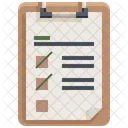 Task List Clip Board Icon