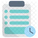 Task List Time Management Icon