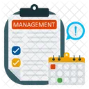Task Management Time Management Schedule Icon