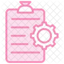 Task Manager Duotone Line Icon Icon