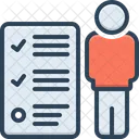 Task Manager Manager Responsibilities Icon