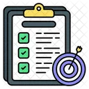 Task Planning Goal Aim Icon