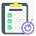 Task Planning Goal Aim Icon