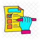 Vibrant Task Project Illustration Task Project Management Icon