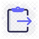Task Share Clipboard Icon