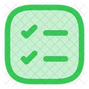 Task Square  Icon