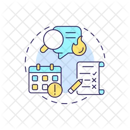 Tasks and deadlines  Icon