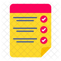 Tasks checklist  Icon