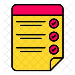 Tasks Checklist  Icon