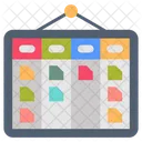 Tasks Vision Board Board 아이콘