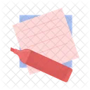 Tasks On Note Papers Icon