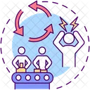 Workplace Task Repetitiveness Icon
