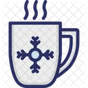 Tasse Heiss Tee Symbol