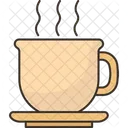 Heiße Kaffeetasse  Symbol