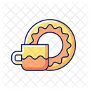 Untertasse Set Getrank Symbol