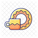 Untertasse Set Getrank Symbol