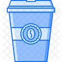 Takeaway Glas Kaffee Symbol