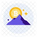 Massimo Storico Bitcoin Collina Icon