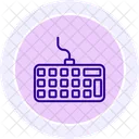 Tastatur Farbkreis Symbol Icon