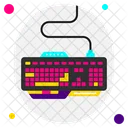 Mechanische Tastatur Gaming Tastatur RGB Beleuchtung Symbol