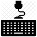 Tastatur Kabelgebundene Tastatur Computerhardware Symbol