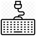 Tastatur Kabelgebundene Tastatur Computerhardware Symbol