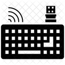 Tastatur Drahtlose Tastatur Computerhardware Symbol