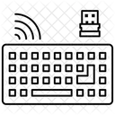 Tastatur Drahtlose Tastatur Computerhardware Symbol