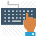 Finger Tastatur Finanzen Icon