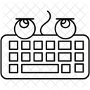 Tastatur Kabelgebundene Tastatur Computerhardware Symbol