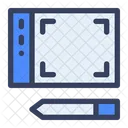 Zeichentablett Grafiktablett Stifttablett Symbol