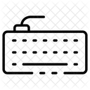 Tastatur Kabelgebundene Tastatur Computerhardware Symbol